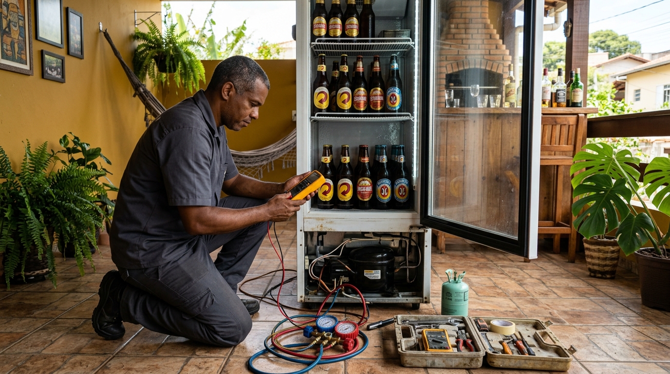 Manutenção da placa eletrônica de cervejeira em Curitiba‑PR